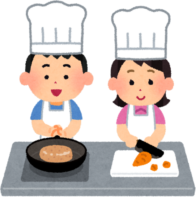 Illustration of Children Enjoying a Cooking Class